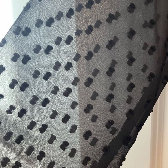 Boden black sheer sleeve top Size 2 - Picture 4 of 7